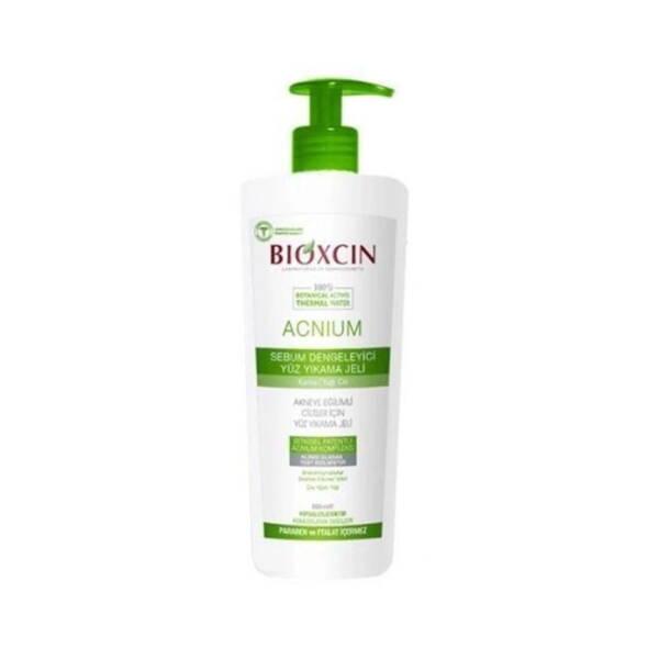 Bioxcin Acnium Facial Cleansing Gel 500ml - Gentle Acne Treatment for Oily Skin