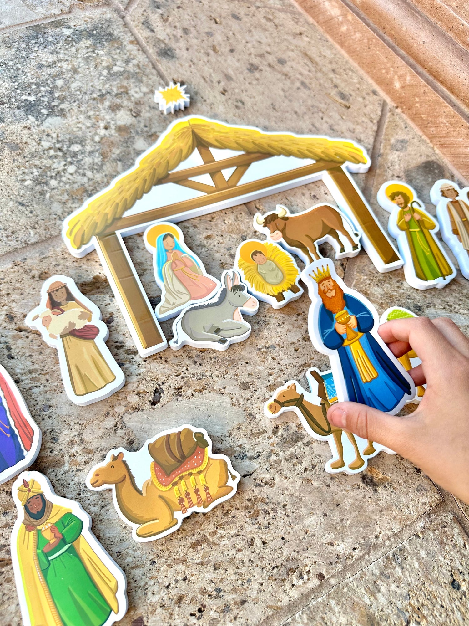 Quiet Nativity Set (a Christmas bath toy!)