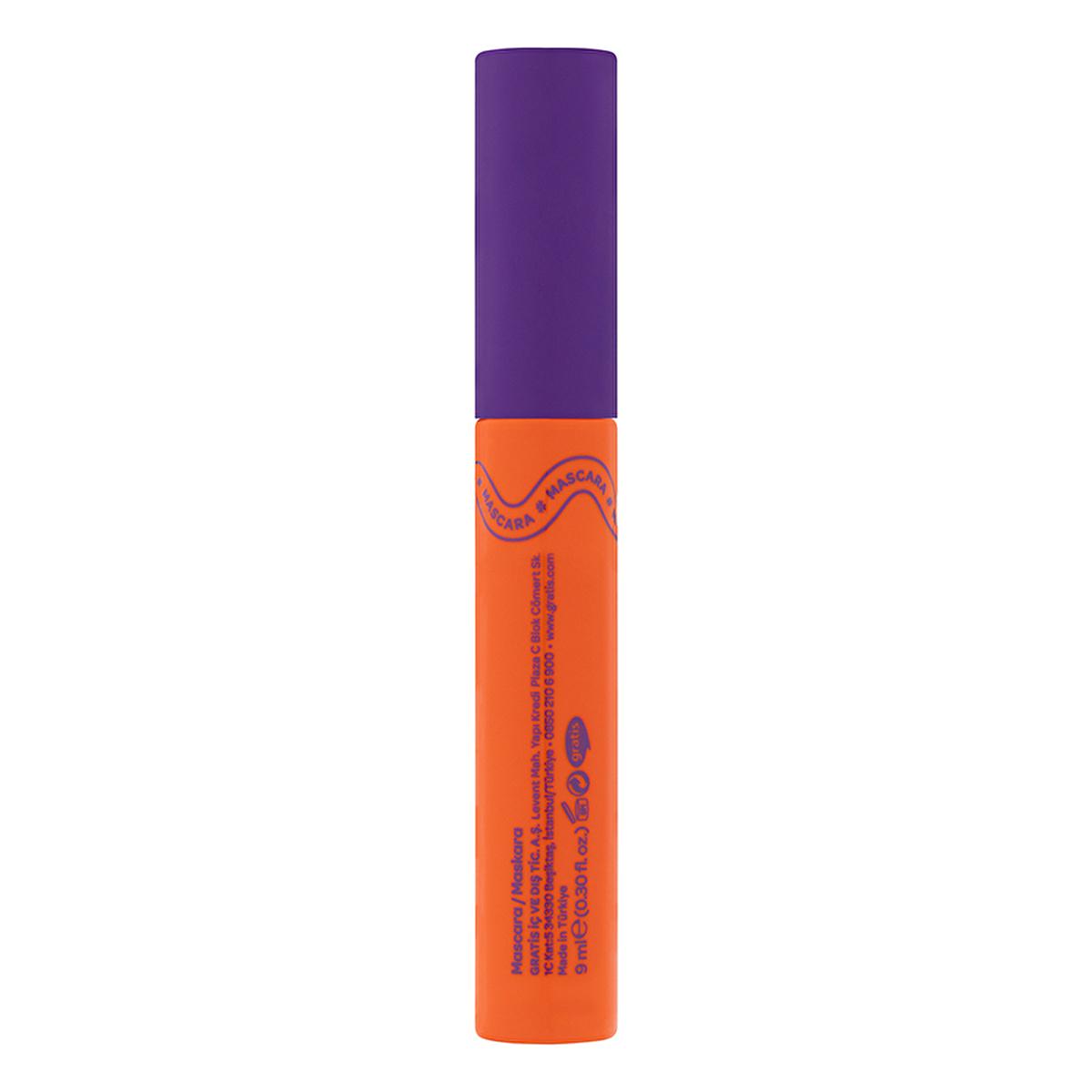 Beaulis Volumizing Mascara 100 Black - Long-Lasting, Intensive Black Formula for Dramatic Eye Makeup