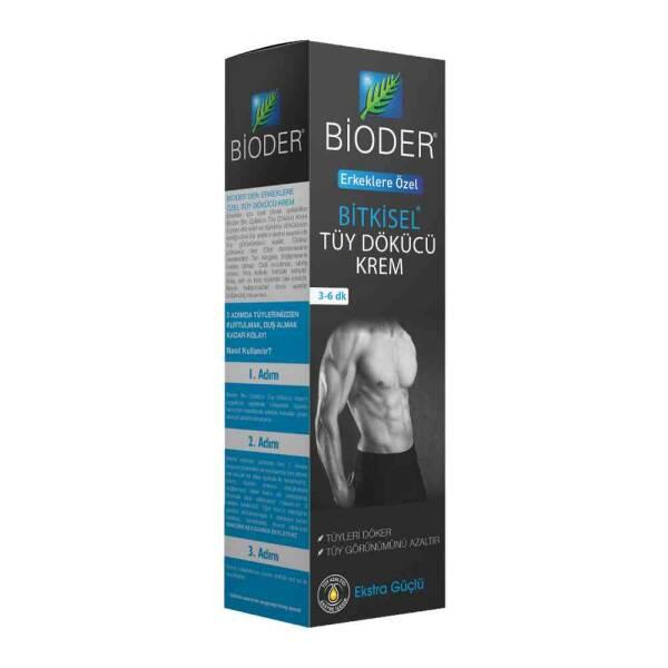 Bioder Hair Removal Cream for Men - 3.38 fl oz, Reduces Hair Regrowth, Moisturizing