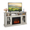 Fireplace TV Stand for TVs Up to 65 Inch with Side Cabinets and Remote Control