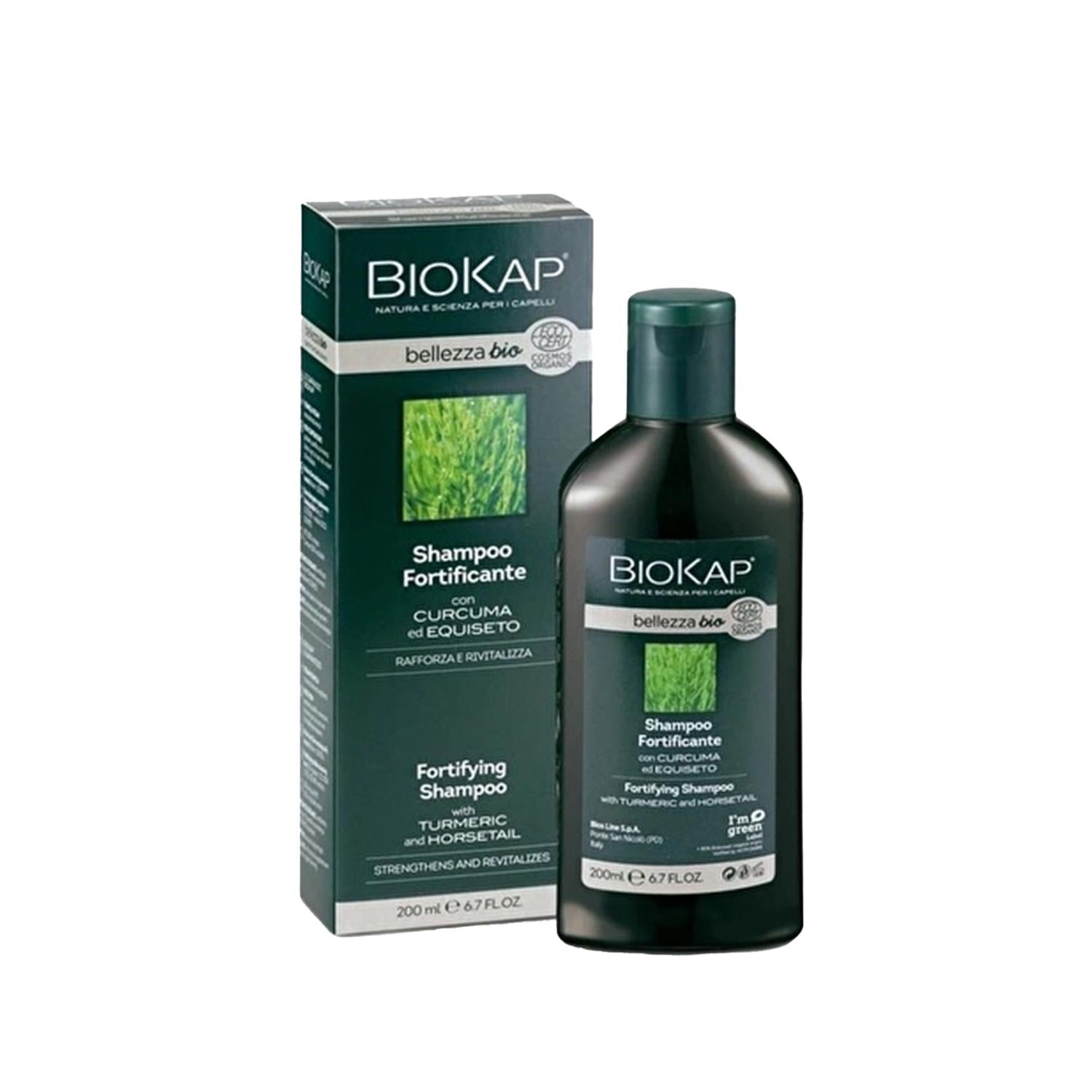 Biokap Biokap Bellezza Bio Fortifying Shampoo - 6.76 fl oz - Strengthens & Nourishes Hair, Natural Organic Hair Care