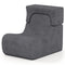Floor Chair Lazy Sofa with Detachable Headrest