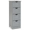 4-Drawer Freestanding Floor Cabinet with Anti-Toppling Device