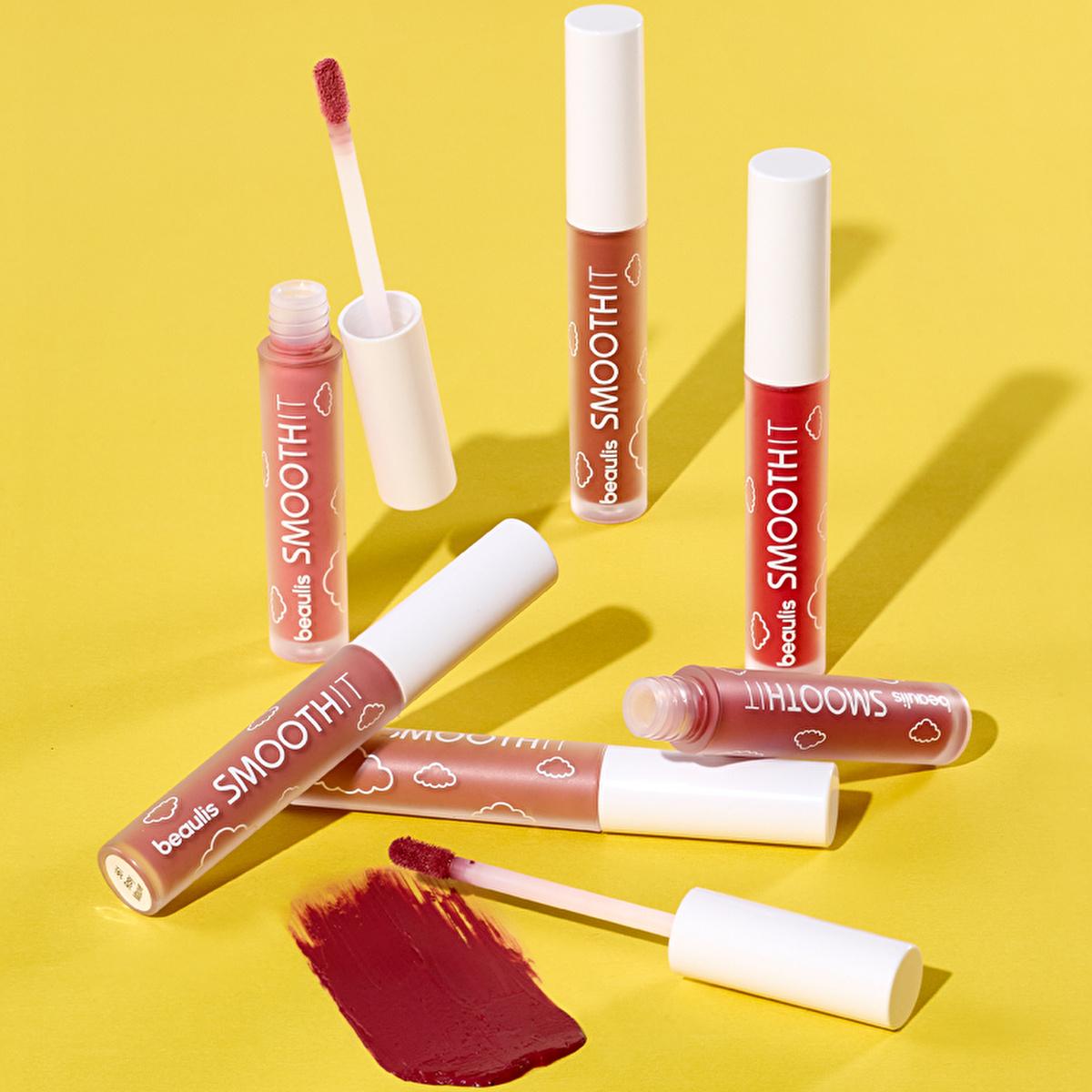 Beaulis Smooth It Matte Lipstick - Soft, Creamy Texture - 128 Caramel Kiss