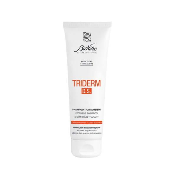 Bionike Triderm D.S. Shampoo for Scalp Care - Intensive & Maintenance - 4.23 fl oz