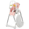 4-in-1 Foldable Baby High Chair with 7 Adjustable Heights and Free Toys Bar