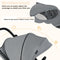 Foldable Infant Pram Stroller with Reversible Seat Reclining Backrest