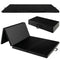 Folding Gymnastics Mat with Carry Handles and Sweatproof Detachable PU Leather Cover