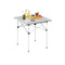 Folding Roll-up Camping Table with Metal Legs