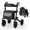 Folding Rollator Walker for Seniors with Seat for All Terrain