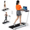 3-in-1 Folding Treadmill with Large Desk and LCD Display