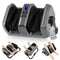 Foot and Calf Massager with Heat Shiatsu Deep Kneading Rolling Smart Electric Leg Massager