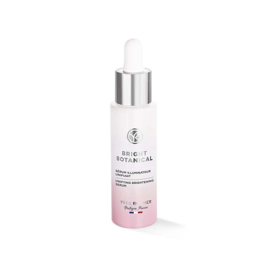 Bright Botanical Facial Serum - Anti-Aging Brightening Serum with Hyaluronic Acid and C Vitamin Derivative