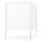 Freestanding 48 x 48 Inch Air Conditioner Fence with Metal Ground Stakes