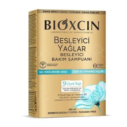 Bioxcin Nourishing Shampoo for Dry & Damaged Hair - 300ml, Reduces Hair Loss