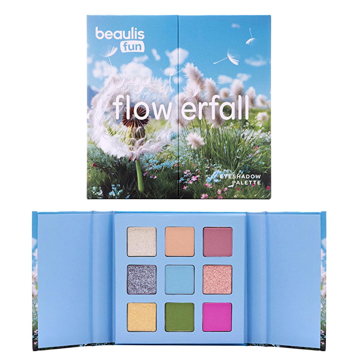 Beaulis Fun Flowerfall 806 Crystal Bloom 9-Color Eyeshadow Palette - Makeup Eyeshadow Palette with 9 Shades
