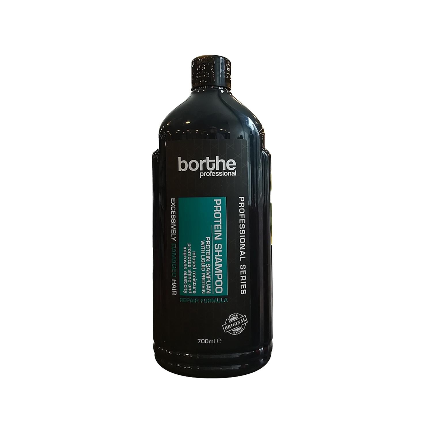 Borthe Professional Protein Shampoo 700ml - Nourishing Hair Care for Damaged Hair