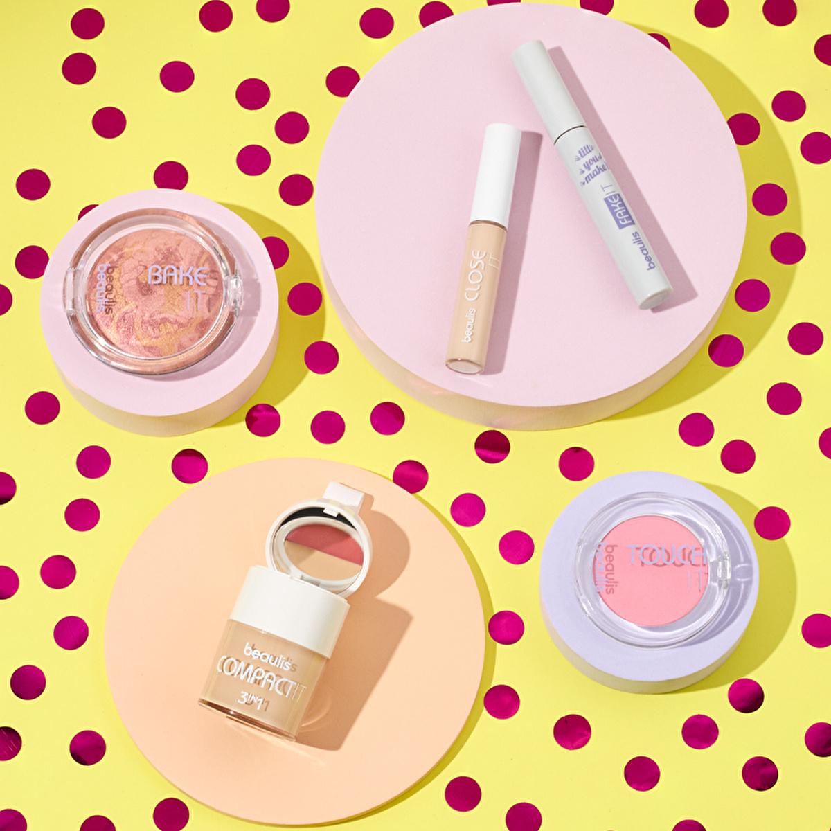 Beaulis Powder Blush 528 Playful - Natural-Looking, Silky Texture, Non-Comedogenic Makeup