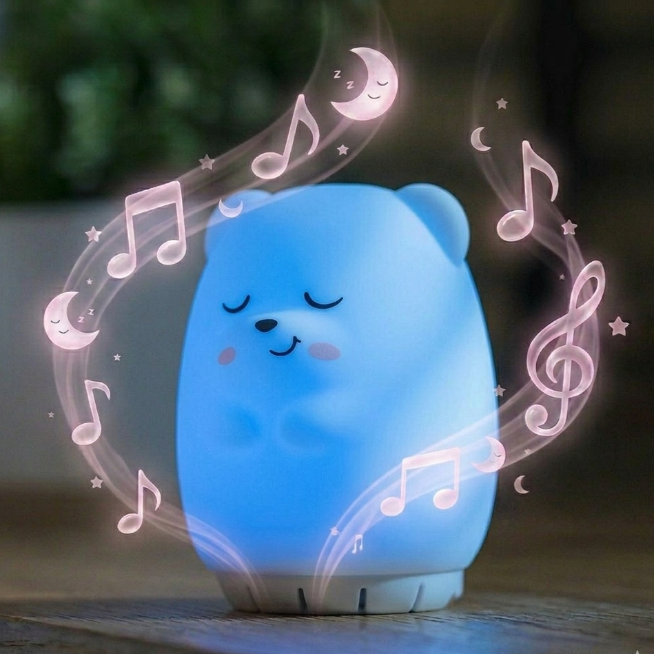Sleeping Pal Night Light Sound Machine - 'Ted' a carefree little Bear