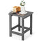 14 Inch Square Weather-Resistant Adirondack Side Table
