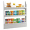 3-Tier Bookshelf with 2 Anti-Tipping Kits for Books and Magazines