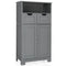 Bathroom Wooden Side Cabinet with 2 Drawers and 2 Doors