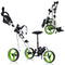 3 Wheels Push Pull Golf Trolley with Scoreboard Bag