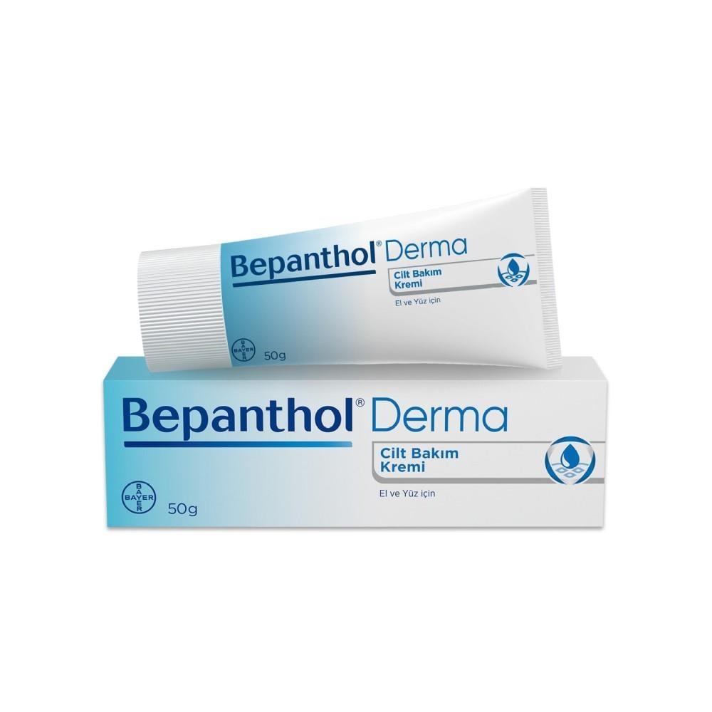 Bepanthol Moisturizing Cream for Dry Skin Relief - Face and Hand Cream, 50g