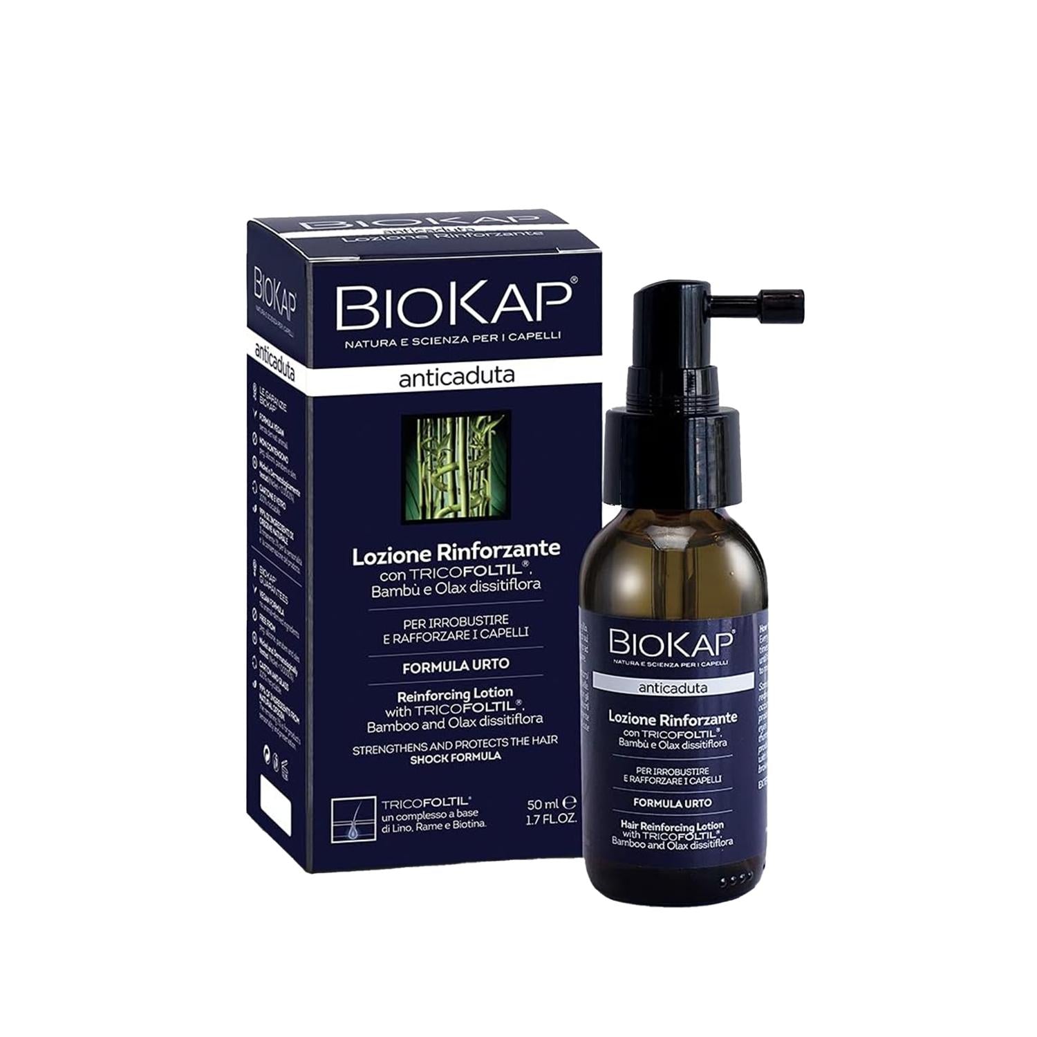 Biokap Hair Loss Prevention Spray - Anti Hair Fall Spray for Thinning Hair, 1.69 fl oz