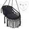 Hanging Hammock Chair with Soft Seat Cushions and Sturdy Rope Chain