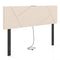 Headboard for Full Size Bed and Queen Geometric Upholstered Head Board