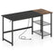 59 Inch Home Office Computer Desk with Removable Storage Shelves
