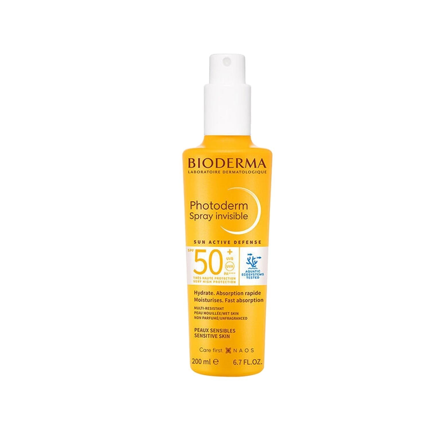 Bioderma Photoderm SPF50+ Sunscreen Spray - High Protection Sun Care for Outdoor Activities