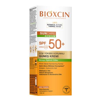 Bioxcin Sunscreen for Acne-Prone Skin - SPF 50+, Non-Comedogenic, Water-Resistant - 1.69 fl oz