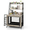Industrial Dog Kennel Dog Crate Furniture with Storage Shelves