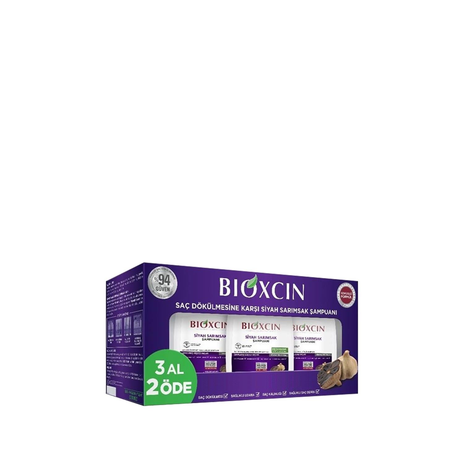 Bioxcin Black Garlic Shampoo - Hair Loss Treatment