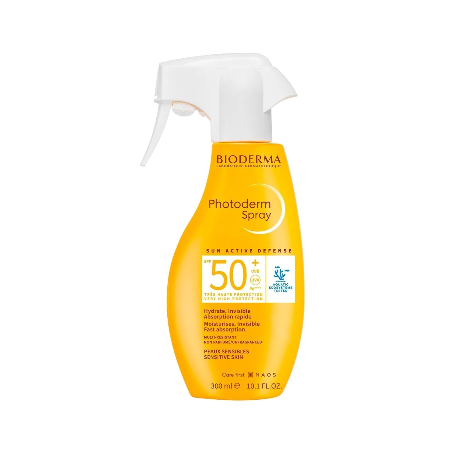 Bioderma Photoderm SPF50+ Sunscreen Spray 300ml - High Protection Sun Care for Outdoor Enthusiasts