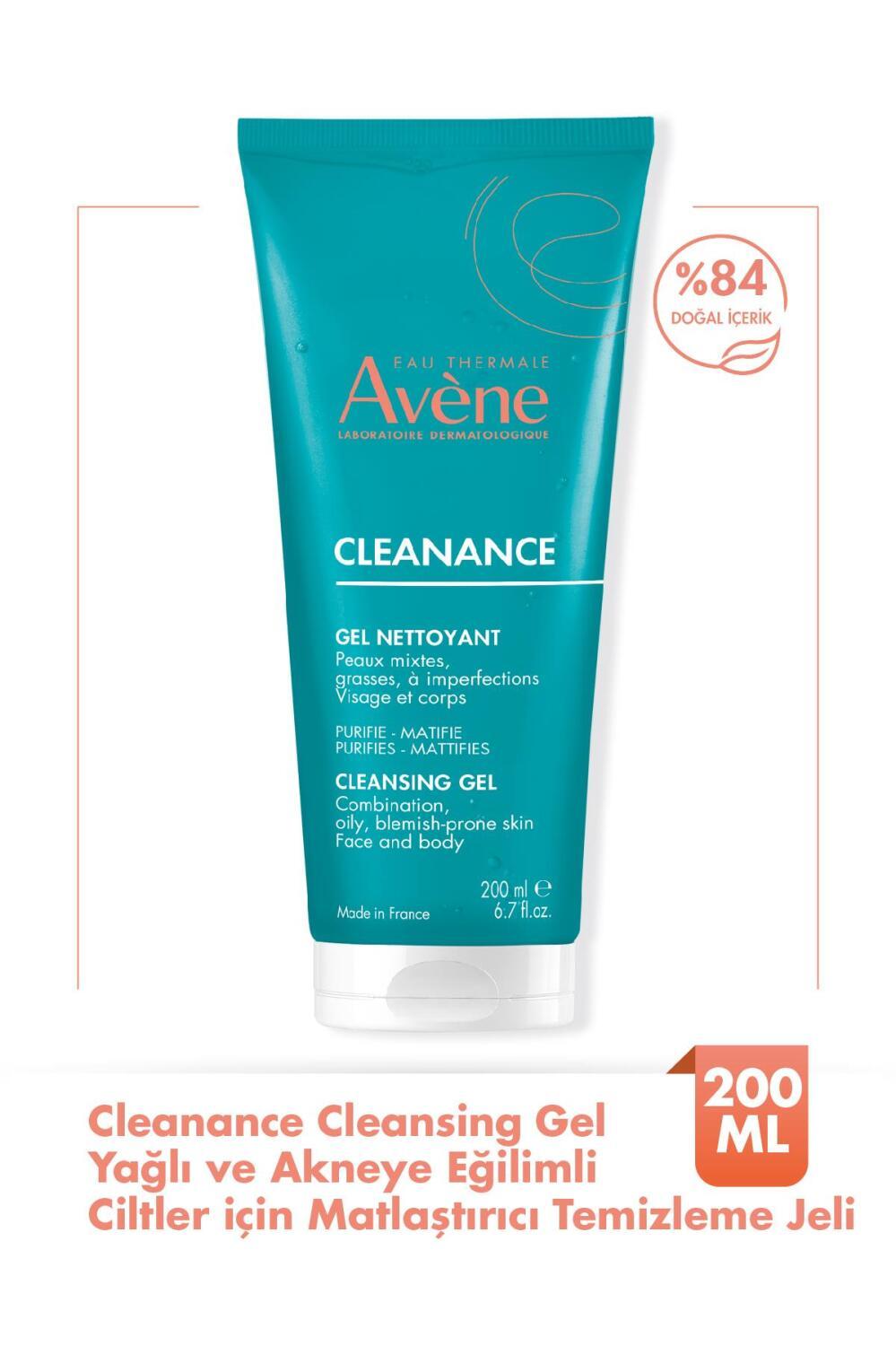 Av�ne Cleanance Cleansing Gel for Oily and Acne-Prone Skin - Soothing, Non-Comedogenic, 6.76 fl oz