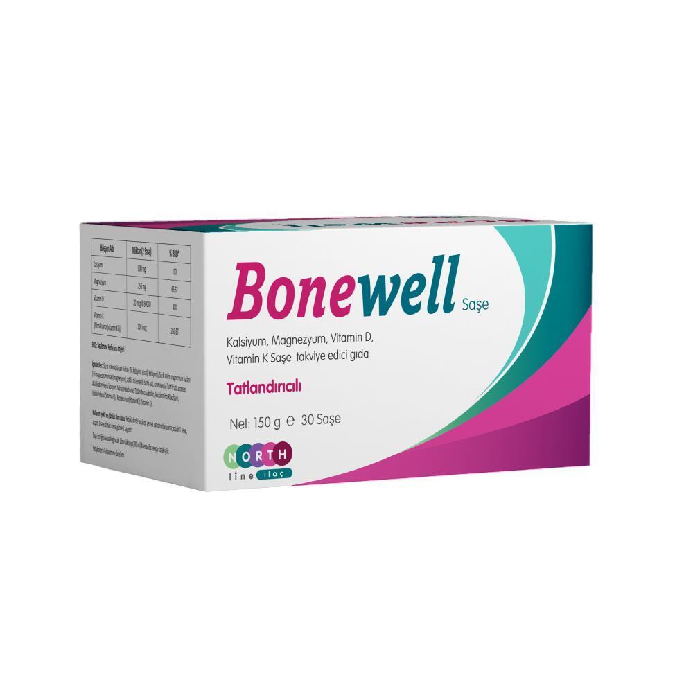 Bonewell: Advanced Bone Health Supplement - 30 Sachets of Calcium & Vitamin D Powder for Enhanced Support and Easy Absorption