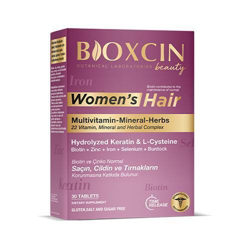 Bioxcin Women's Hair Supplement, 30 Tablets - Supports Hair Growth & Reduces Hair Loss