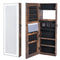 Mirrored Jewelry Armoire with Full Length Mirror and 2 Internal LED Lights