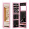 Jewelry Cabinet Wall or Door Mounted Jewelry Armoire Modern Hanging Jewelry Organizer
