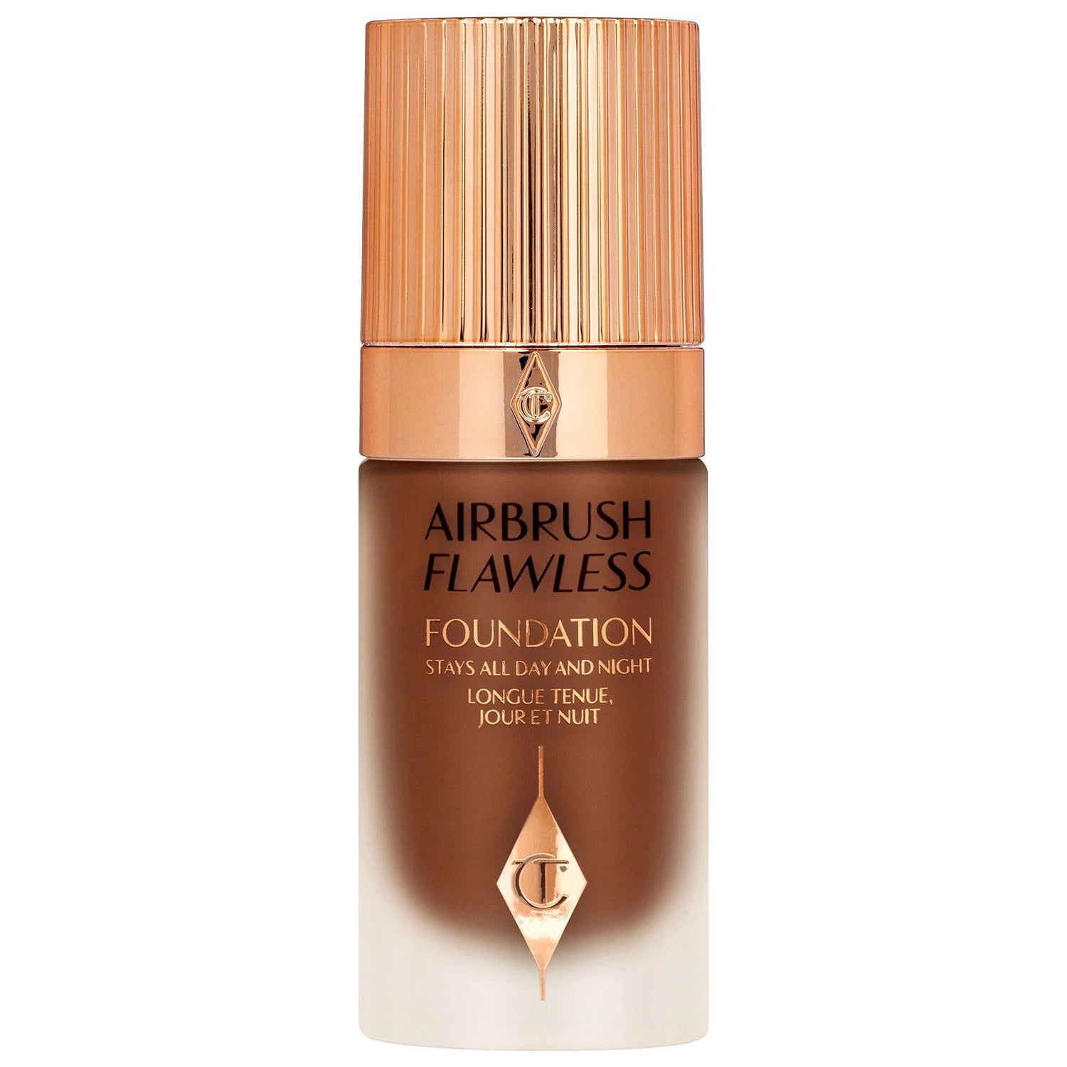 Charlotte Tilbury Airbrush Flawless Foundation: Full Coverage, Matte Finish, Longwear & Wrinkle Reducing - Hydrating, Vegan & Cruelty-Free