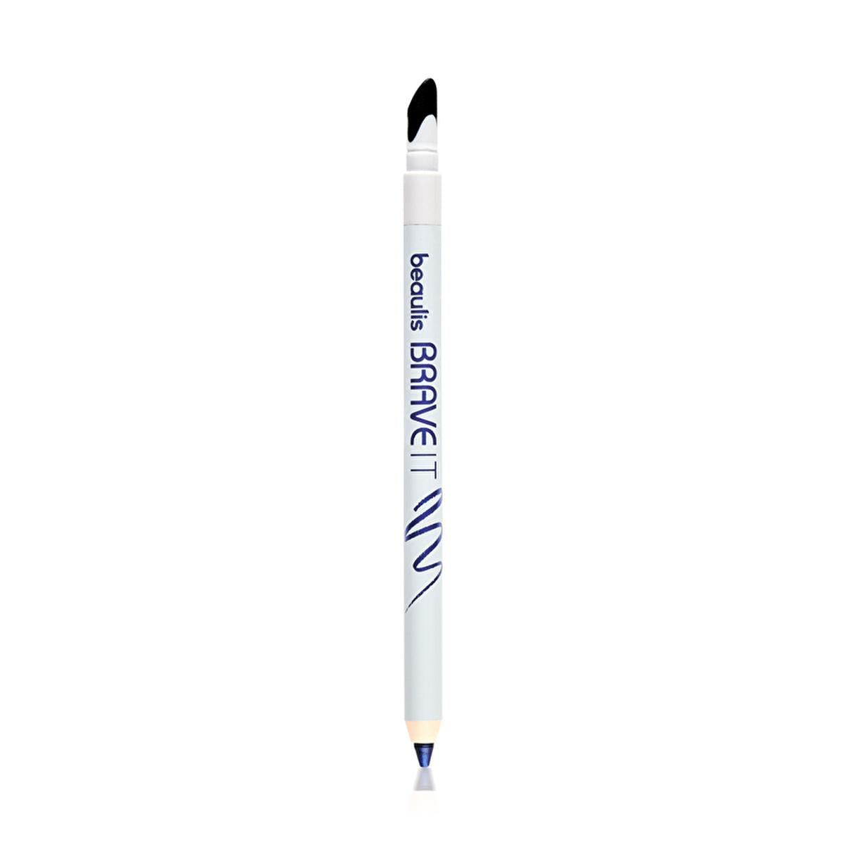 Beaulis Brave It Navy Blue Smoky Eye Eyeliner with Double-Ended Applicator