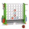 Jumbo 4-to-Score Game with Ring-toss and Basketball Hoop