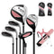 Junior Complete Golf Club Set with Stand Bag Rain Hood