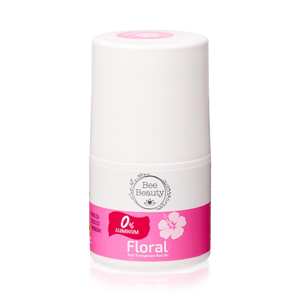 Bee Beauty Anti-Transpirant Roll On Floral - 50 ml | Aluminum Free, Refreshing Scent