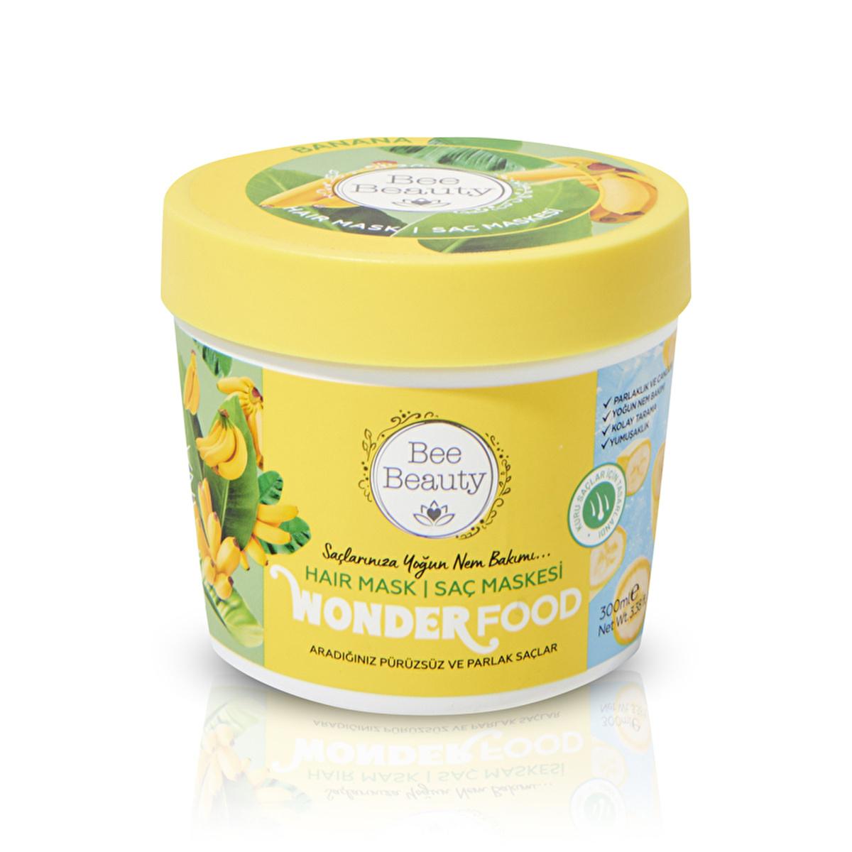 Bee Beauty Banana Crush Hair Mask - Deep Conditioning for Dry Hair | 300 ml