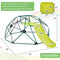 Kids Climbing Dome with Slide and Fabric Cushion for Garden Yard